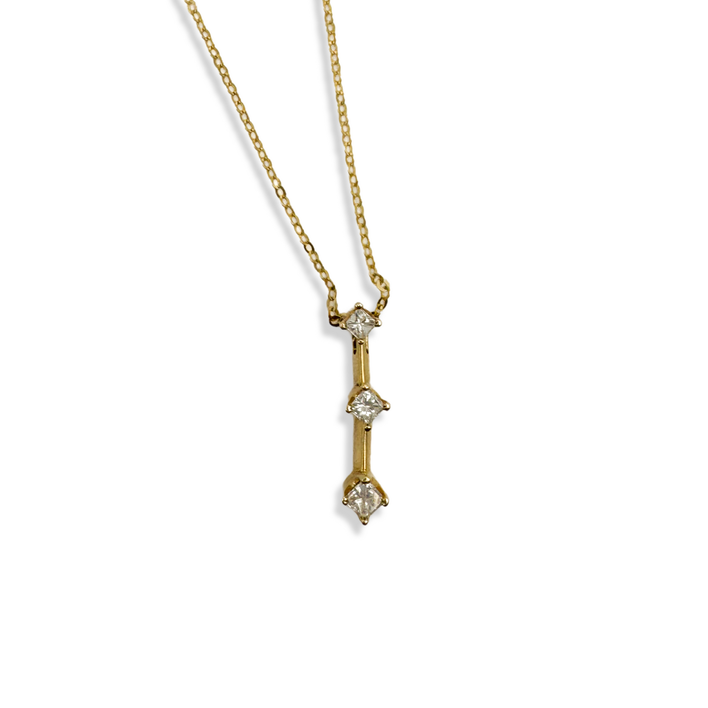 Orion Vintage Diamond & Gold Chain Necklace