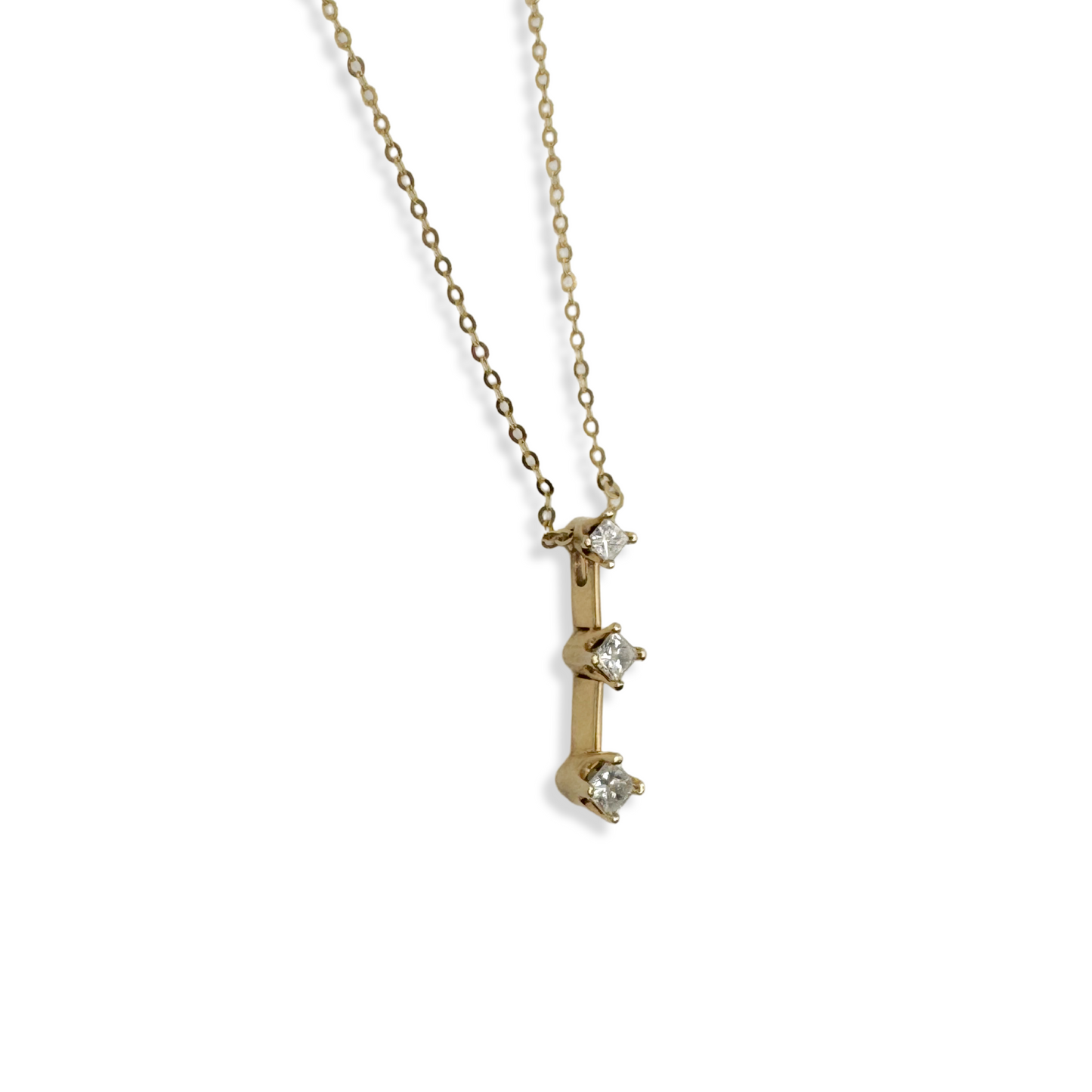 Orion Vintage Diamond & Gold Chain Necklace