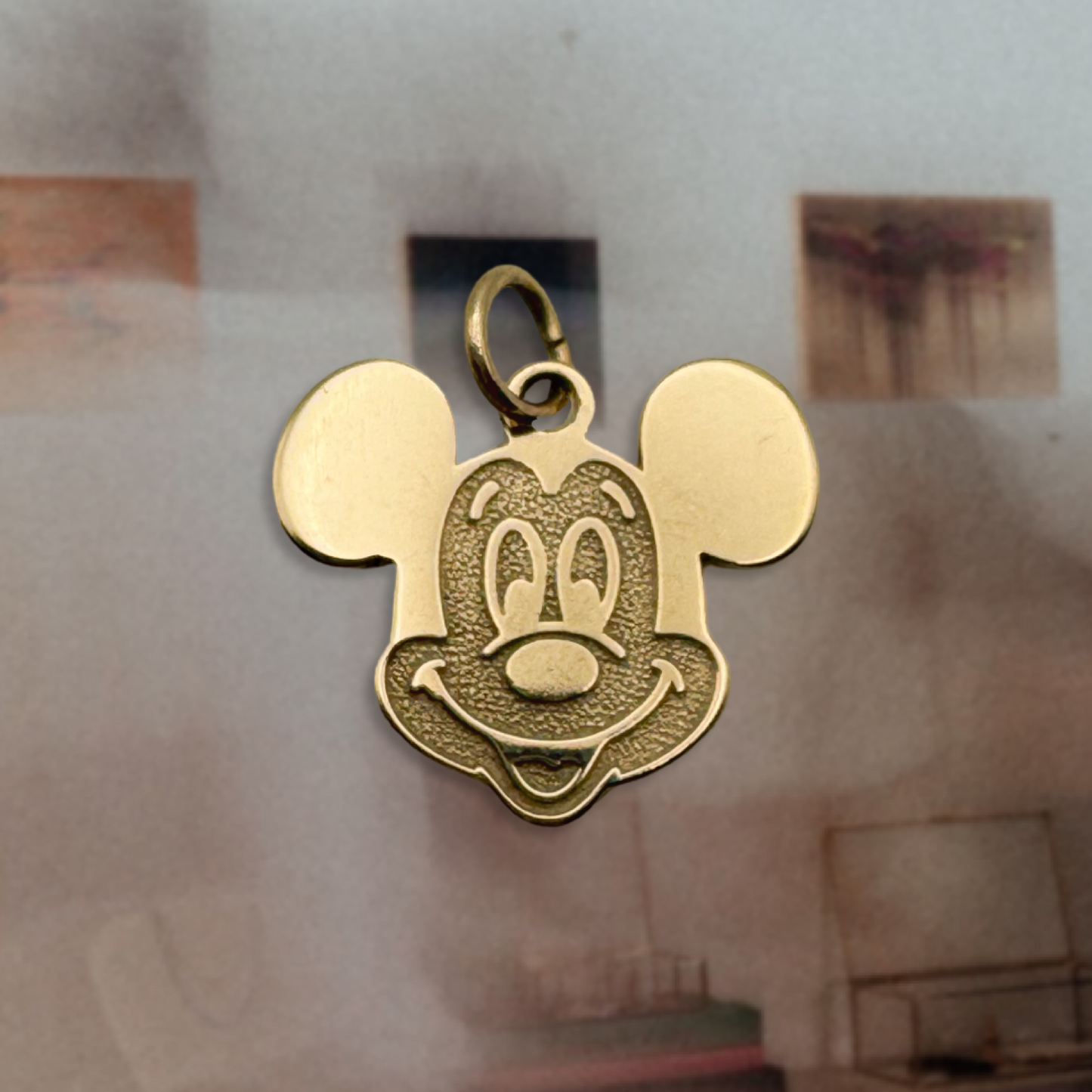Old School Gold Mickey Mouse Charm
