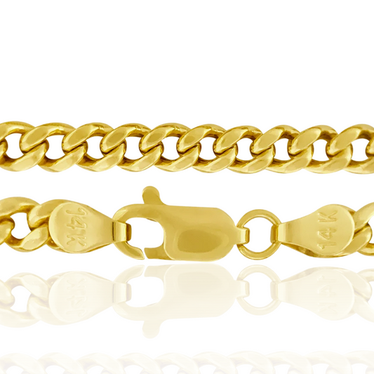 Sebastian Chunky Gold Cuban link Bracelet