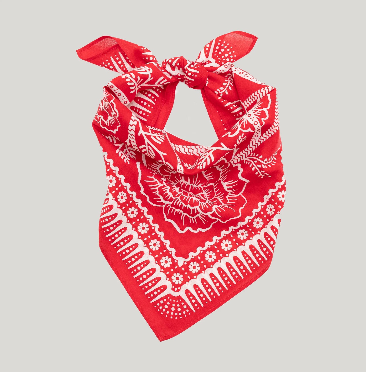 Last Chance Textiles Red Hot Cotton Ramble Bandana