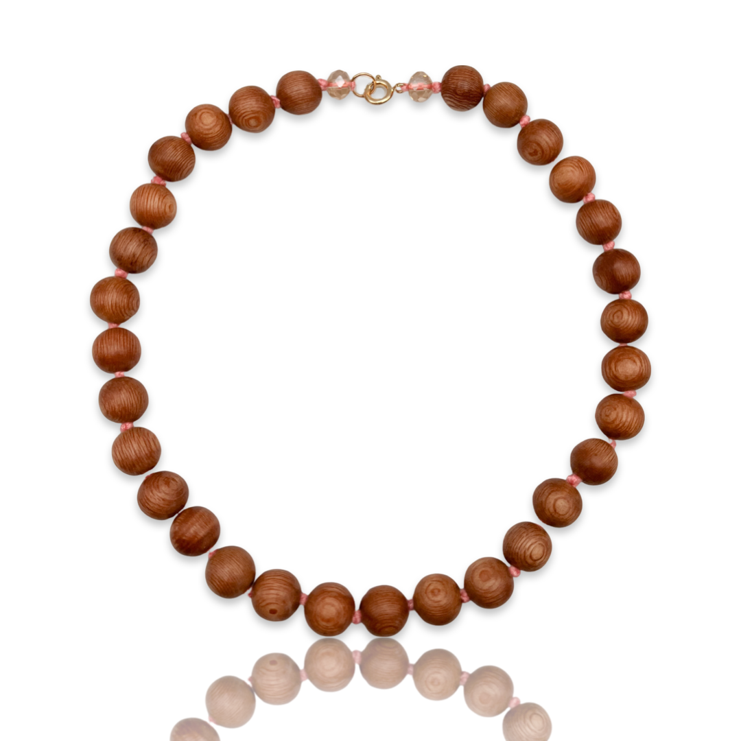 Reason Wood Beaded Necklace