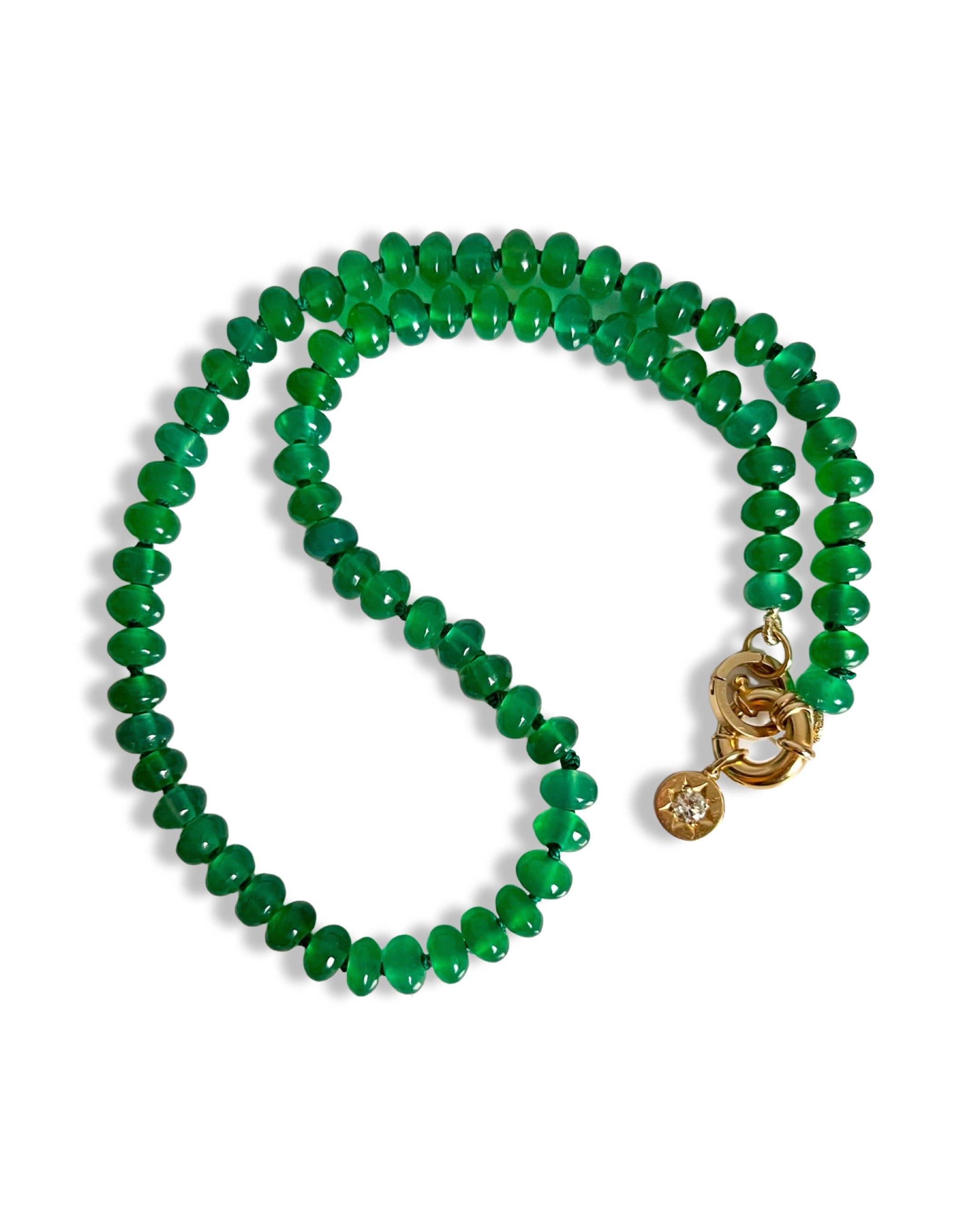 rich & famous Three Layer Green Agate Quartz Necklace For Women & Girls  Agate, Quartz Stone Necklace Price in India - Buy rich & famous Three Layer Green  Agate Quartz Necklace For